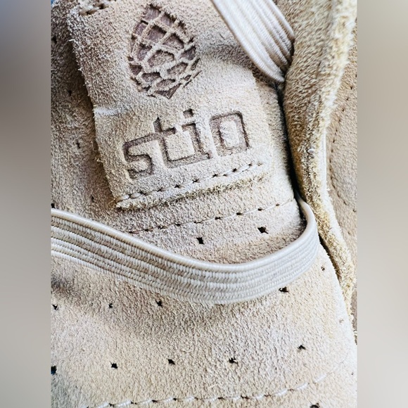 Stio Tan Suede Men's Loafers-Coltor Summer Low-Tumbleweed, Size:9 - Picture 2 of 7